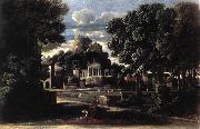 Landscape with Gathering of the Ashes of Phocion by his Widow Nicolas Poussin